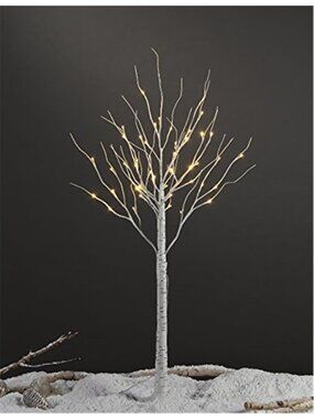 LED Birch Tree Lighted Tree Warm White Lights Indoor Outdoor Holiday Decor
